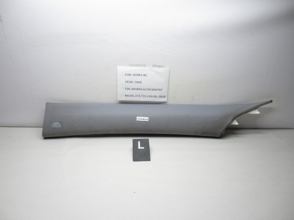 2005 - 2008 Acura RL Front Left Pillar Trim Cover 84151-SJA-A0 OEM