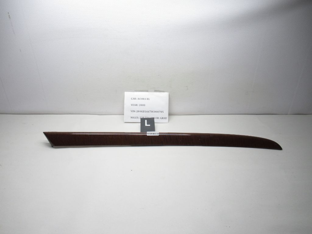 2005 - 2008 ACURA RL Rear Left Door Woodgrain Panel Trim 14220N5-SJA5-A000 OEM