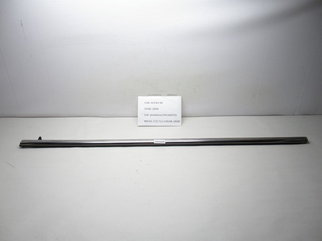 2007-2008 ACURA RL Weather Strip Belt Door Window Outer Trim Cover OEM