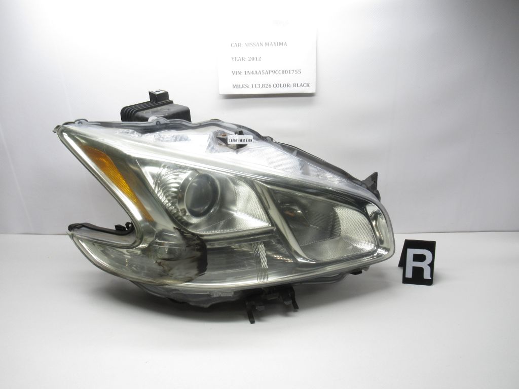 2009-2014 Nissan Maxima Right Side Headlight 26010 9N01A OEM