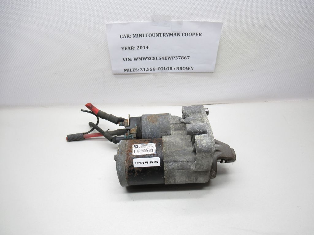 2011-2016 Mini Cooper Countryman Engine Starter Motor 764559480 OEM