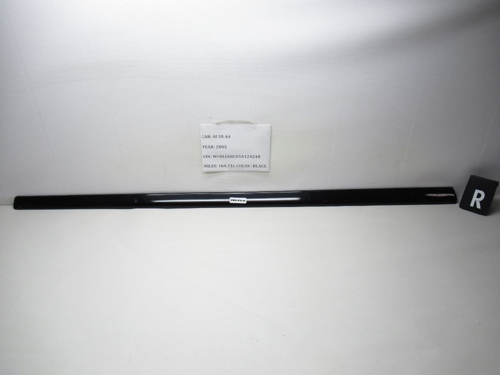 2004-2008 Audi A4 Front Right Door Upper Molding Trim Panel 8E0853954-VR OEM