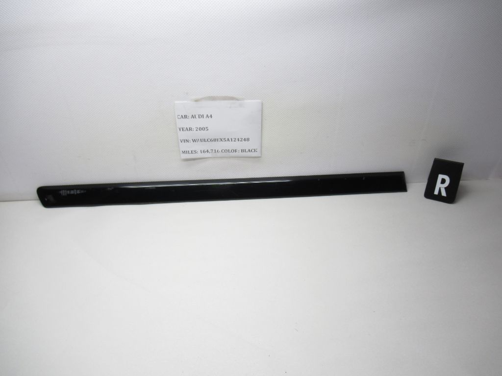 2004-2008 Audi A4 Rear Right Back Door Upper Molding Trim Panel 8E0853964-HR OEM