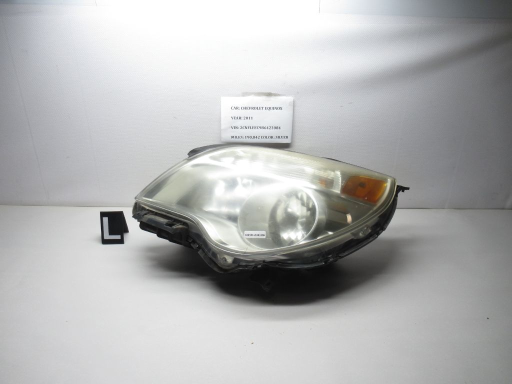 2010-2015 Chevrolet Equinox Left Driver Side Halogen Headlight 22915376 OEM