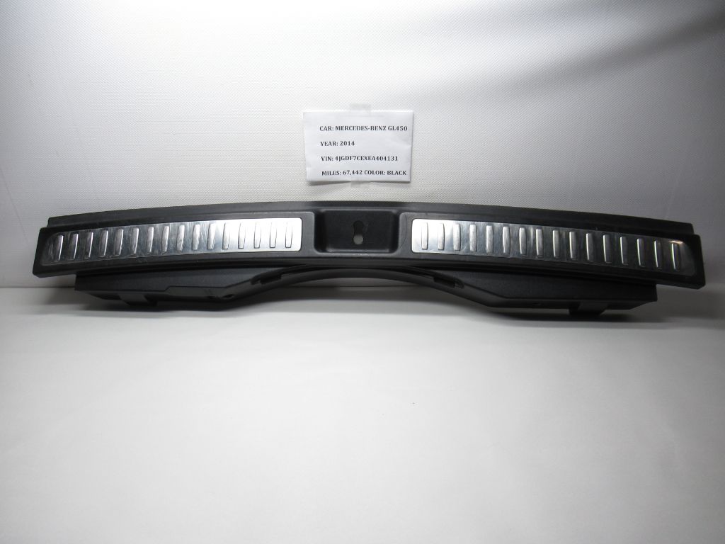 2013-2016 Mercedes GL450 Trunk Luggage Scuff Sill Plate Trim A1666900341 OEM