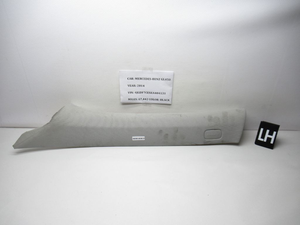 13-19 Mercedes GL450 Windshield Left A Pillar Trim Cover Panel 1666904325 OEM