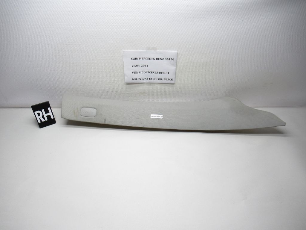 13-19 Mercedes GL450 Windshield Right A Pillar Trim Cover Panel 1666904425 OEM