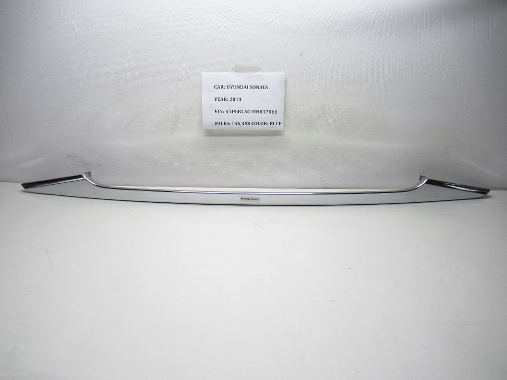 2011-2014 Hyundai Sonata Rear Trunk Lid Molding Trim Chrome 87310-3S001 OEM