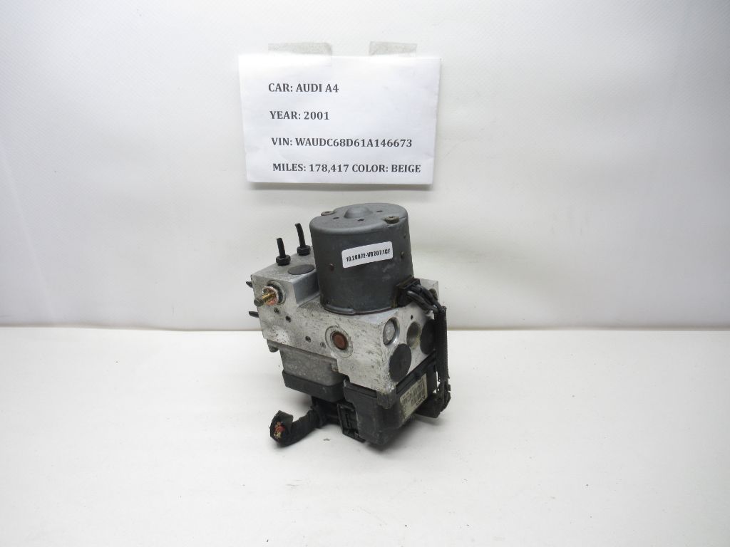 1999-2001 Audi A4 ABS Brake Pump w/ Pigtail Plug 8E0614111A OEM