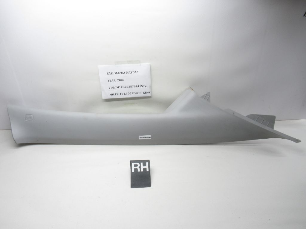 2006-2010 Mazda5 Passenger Windshield Upper A Pillar Cover Trim C23668160 OEM